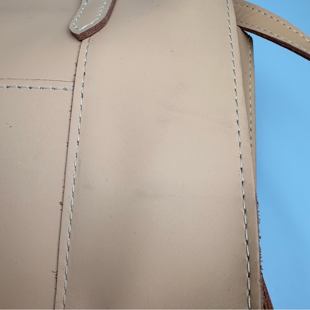 Portland Leather Goods Lola Crossbody Tote Mamey Zipper - Picture 8 of 12
